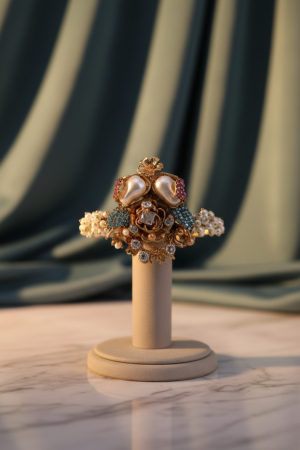 BS-008-SBE-Flower Pearl Kara (4)