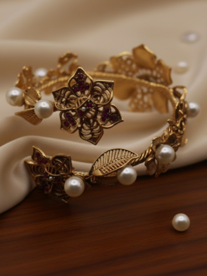 BS-010-MA-Flower Hand Cuff(4)