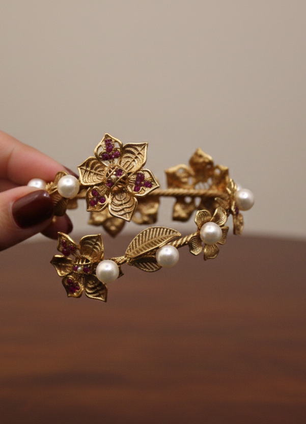 BS-010-MA-Flower Hand Cuff(7)