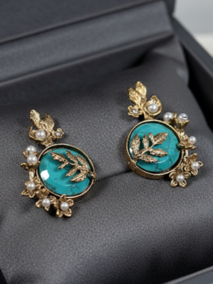 ES-005 1 TO 2 Semi Precious Studs Earrings (3) ES-005 1 TO 2 Semi Precious Studs Earrings (3)