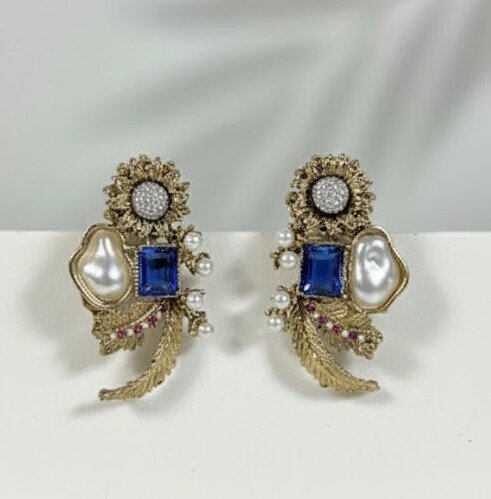 ES-008 1 TO 2 Designer Mop Studs Earrings (5)