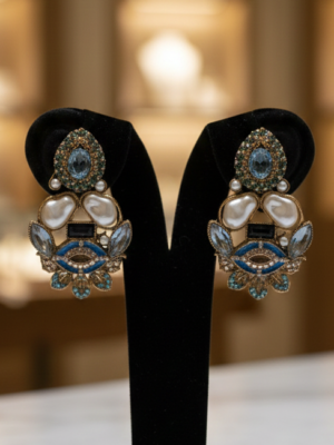 ES -026 1 TO 2 Turkish Meena Earrings (3)