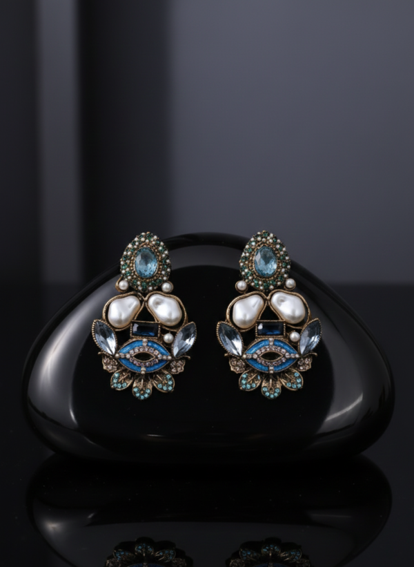 ES -026 1 TO 2 Turkish Meena Earrings (4)