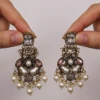 ES-028-BK Pearl Earings (1)