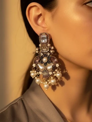 ES-028-BK Pearl Earings (5) ES-028-BK Pearl Earings (5)