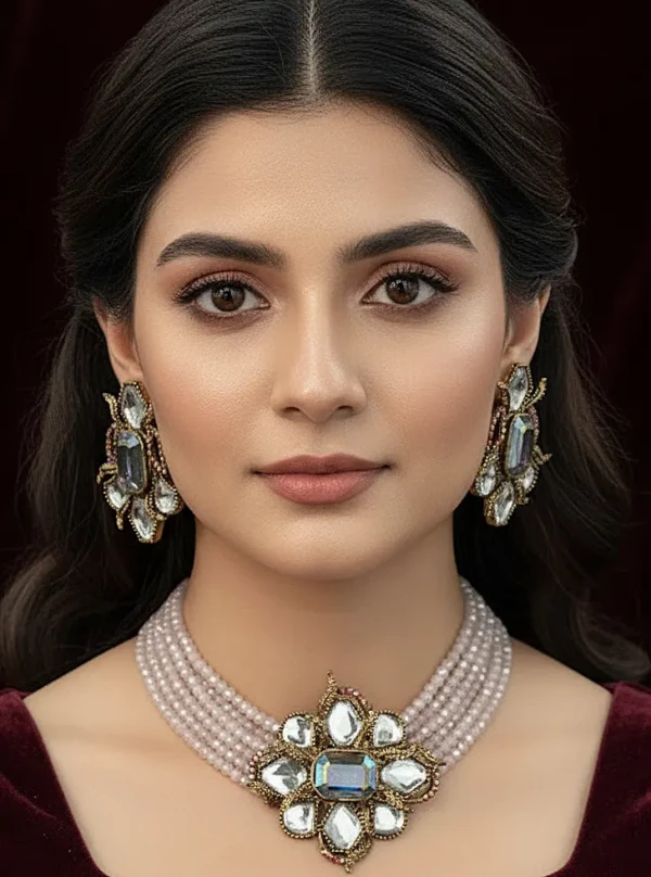 ST-003-3 Doublet with Kundan Stone Choker (1)