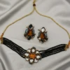 ST-006-BE+BN Doublet with Kundan Stone Choker (1)