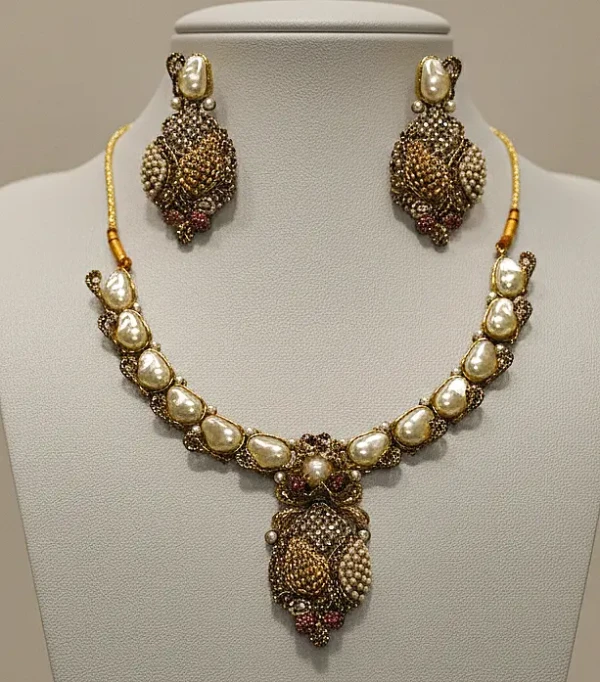 ST-014-WE Mop Necklace Set(1)