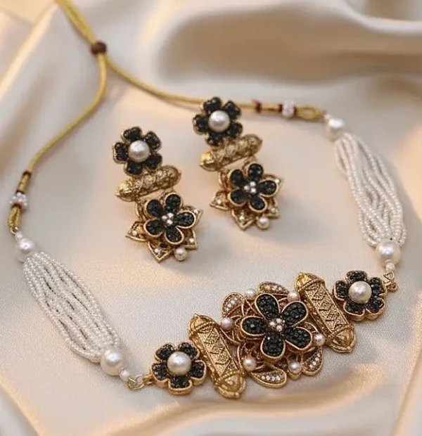 ST-039-BK 1 TO 4 Turkish Choker