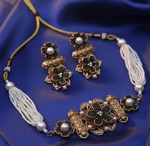 ST-039-BK 1 TO 4 Turkish Choker