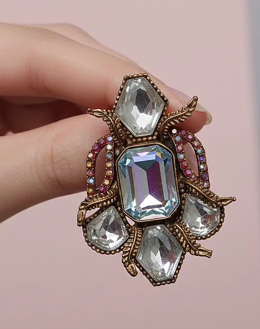 ST-121-MI+MI-1-B ( Pink Mala) Doublet With Kundan Stone Choker (1)