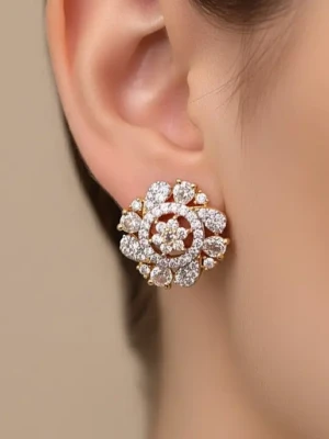 ES-061-WE (Golden with White Stone)