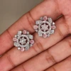 ES-062-PK (Silver with Pink Stone) (1)